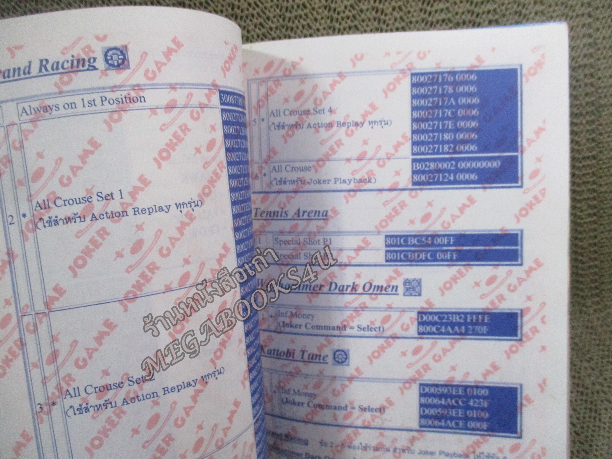 คู่มือเฉลยเกมส์ คู่มือสูตรอมตะ เล่ม15 / JOKER GAME / TAIL CONCERTO / ตัวหนังสือ แข็งแรง สภาพภายในดี