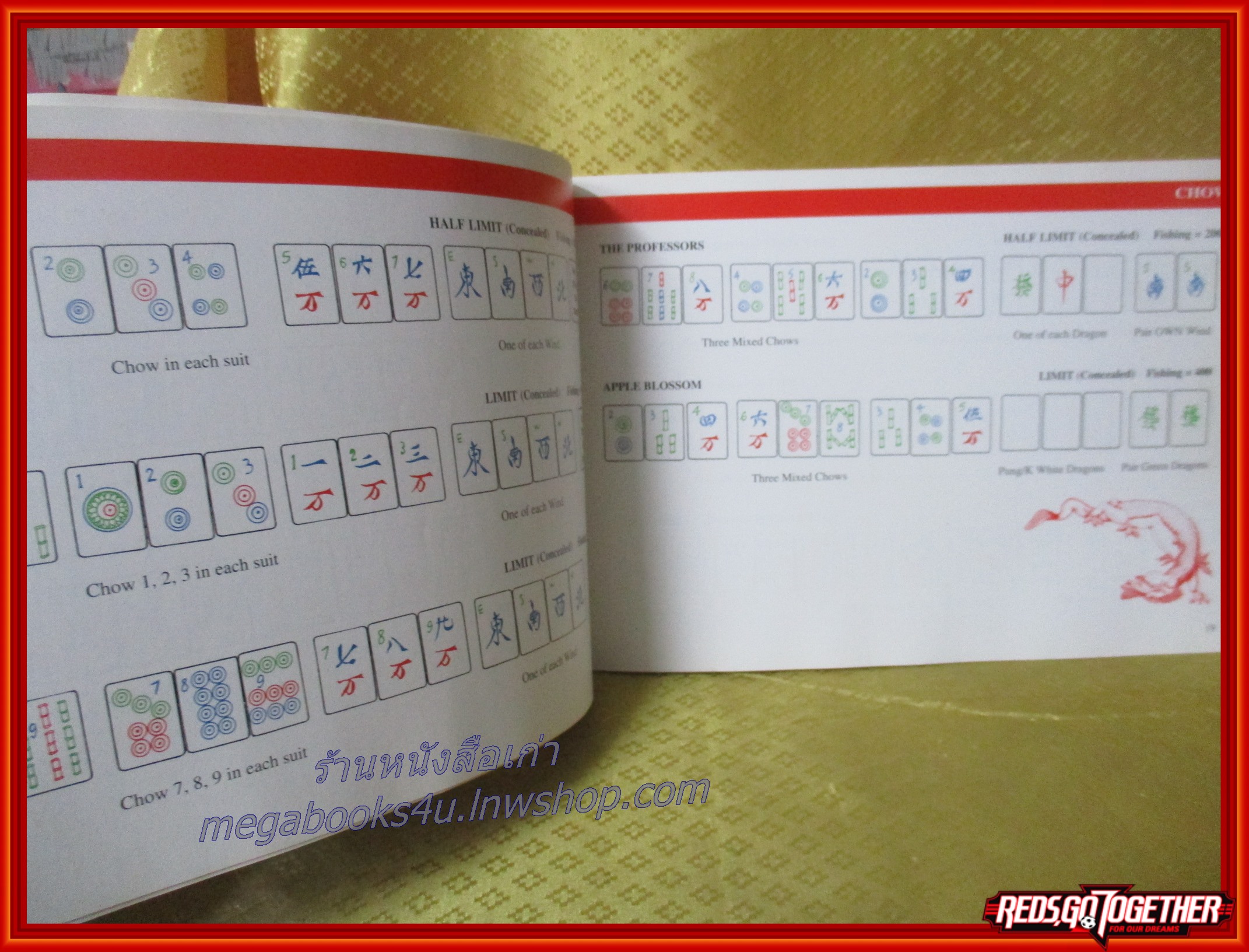 MAh-Jong คู่มือภาษาอังกฤษชุดไพ่นกกระจอก