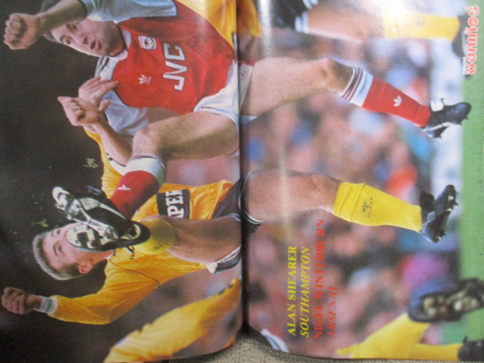 สตาร์ซอคเกอร์ ฉบับที่0698 ปี2534 ปก สจ๊วต เพียร์ซ หน้ากลาง อลัน เชียรเรอร์ / มาร์ค ฮิวส์ / เท็ดดี้ เชอริงแฮม