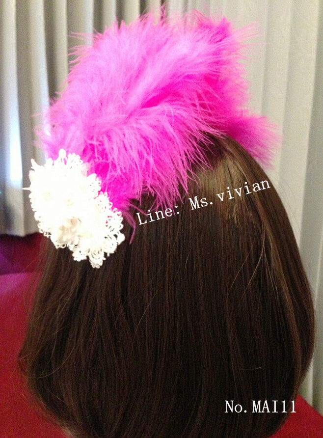 MAI11 มงกุฎขนฟู เเบบคาดหน้าผาก (งาน handmade)**สินค้ามีจำกัดในเเต่ละล๊อต**