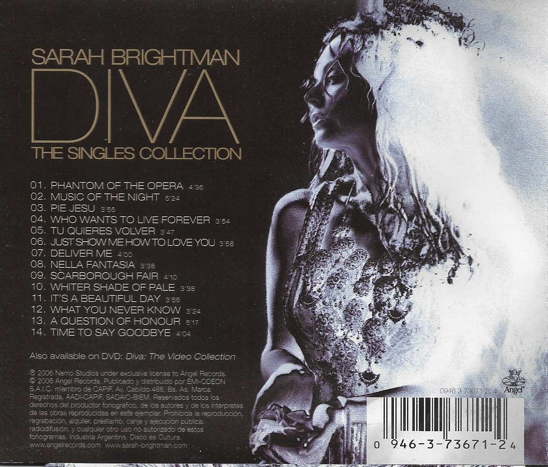 Used CD,Sarah Brightman - Diva The Singles Collection (A)(2006)