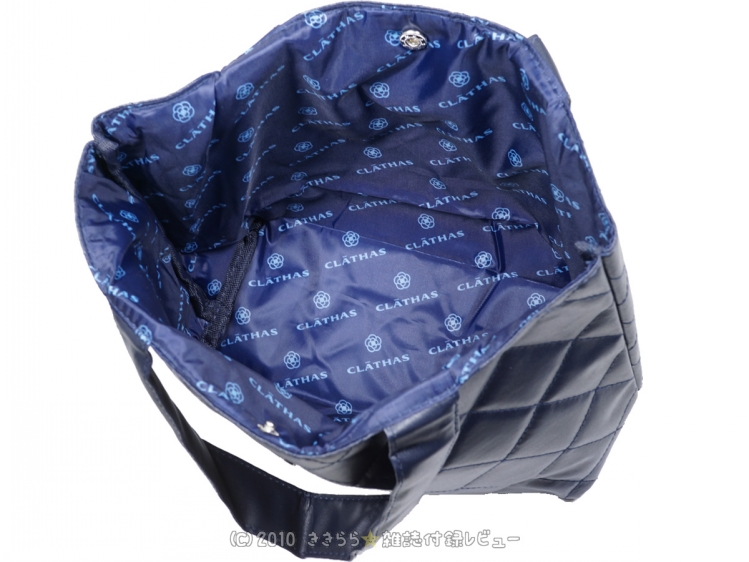CLATHAS Camellia Bag กระเป๋า PU ควิลท์ ซับไนล่อนลายโลโก้ เปิดปิดด้วยกระดุม