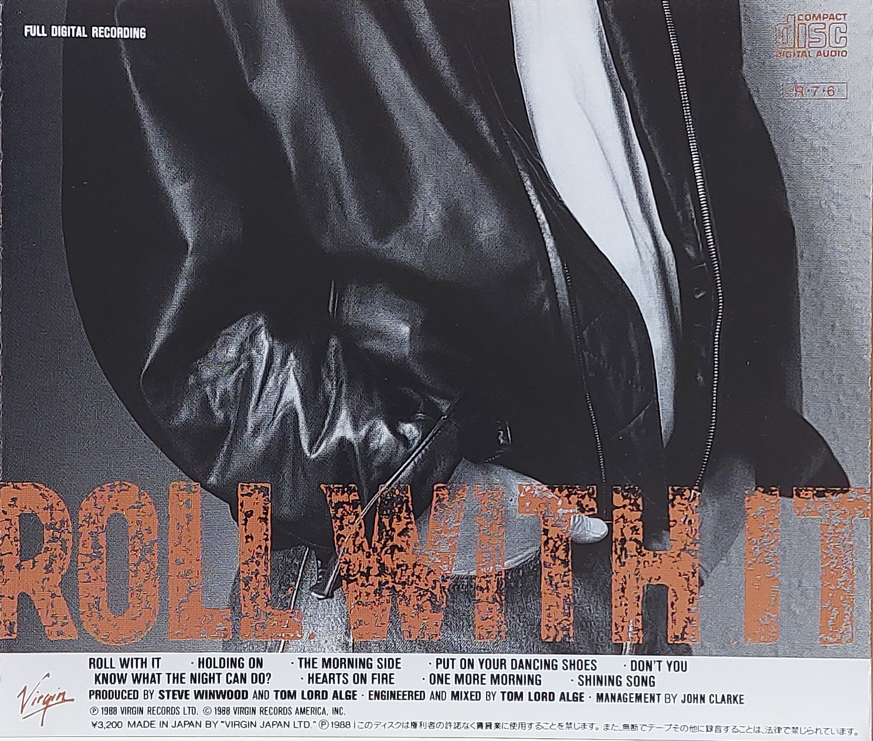 Used CD,Steve Winwood - Roll with It (A)(1988)(Japan)