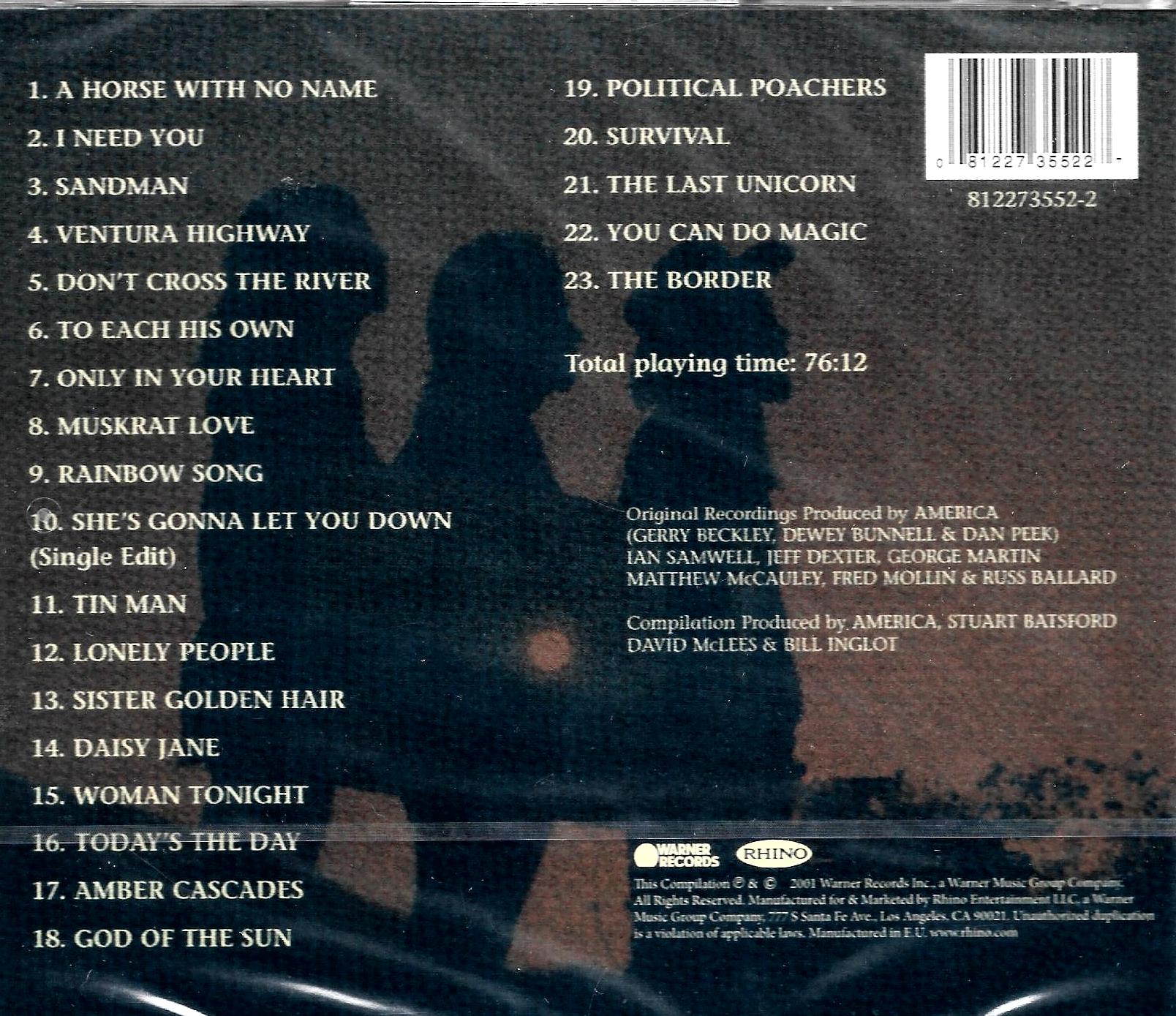 CD,America - The Definitive America(EU)