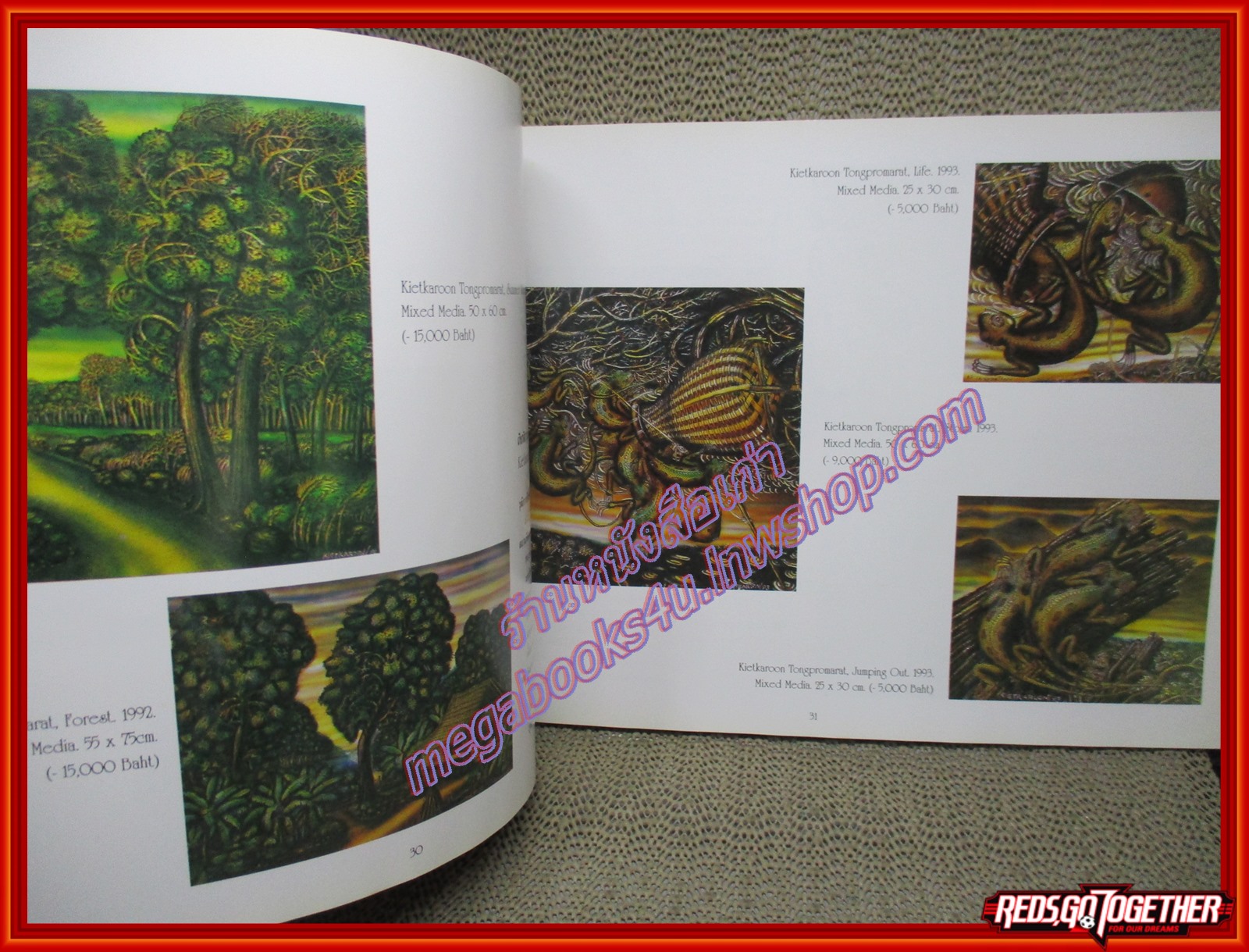 หนังสือ รวมภาพ ศิลปะแสดงออกเชิงธรรมชาติใหม่ นิทรรศการ ณ.โรงแรมแชงกรีล่า ปี2536 ส่งเสริมโดย จอห์นี่ วอคเกอร์ (สวิงวิสกี้)