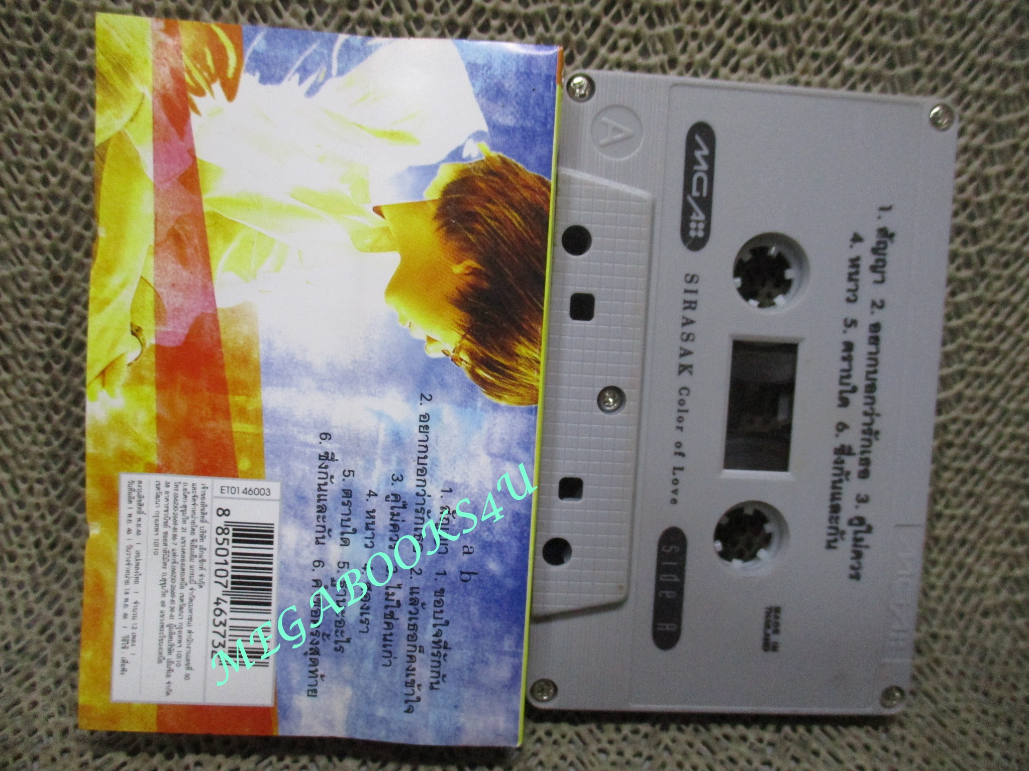 เทปเพลงไทยสากล ศิรศักดิ์ อิทธิผลพาณิชย์ อัลบั้ม COLOR OF LOVE