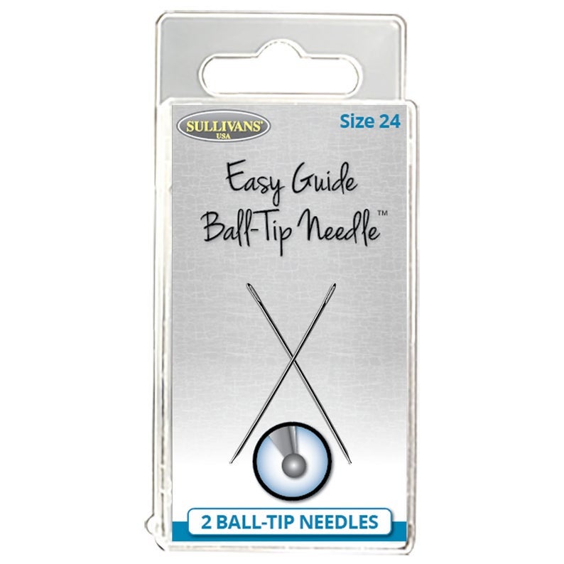 Sullivans USA Easy Guide Ball-Tip Needle No.24 เข็มปักครอสติชหัวบอล (แพ็ค 2 อัน)