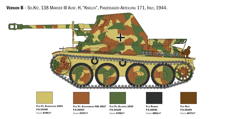 1/35 Marder III Ausf. H Sd. Kfz.138