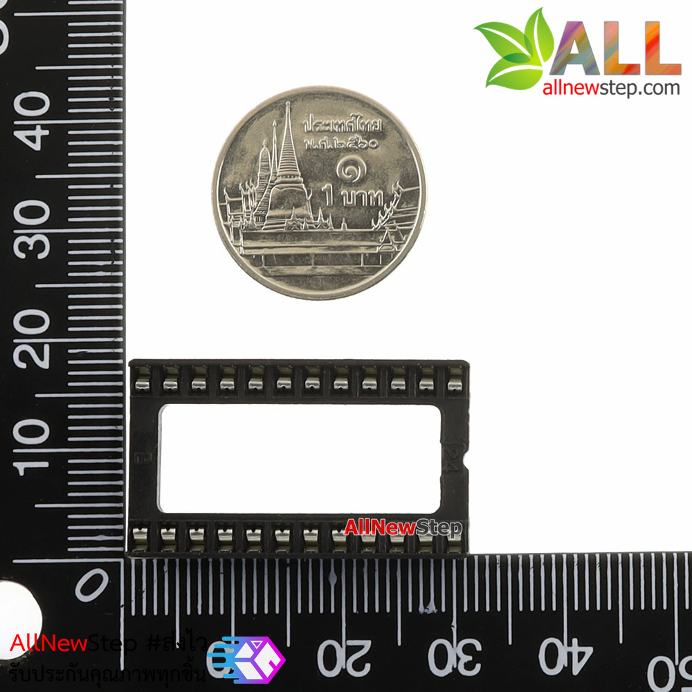 Socket IC 24 ขาแบบกว้าง socket 24p