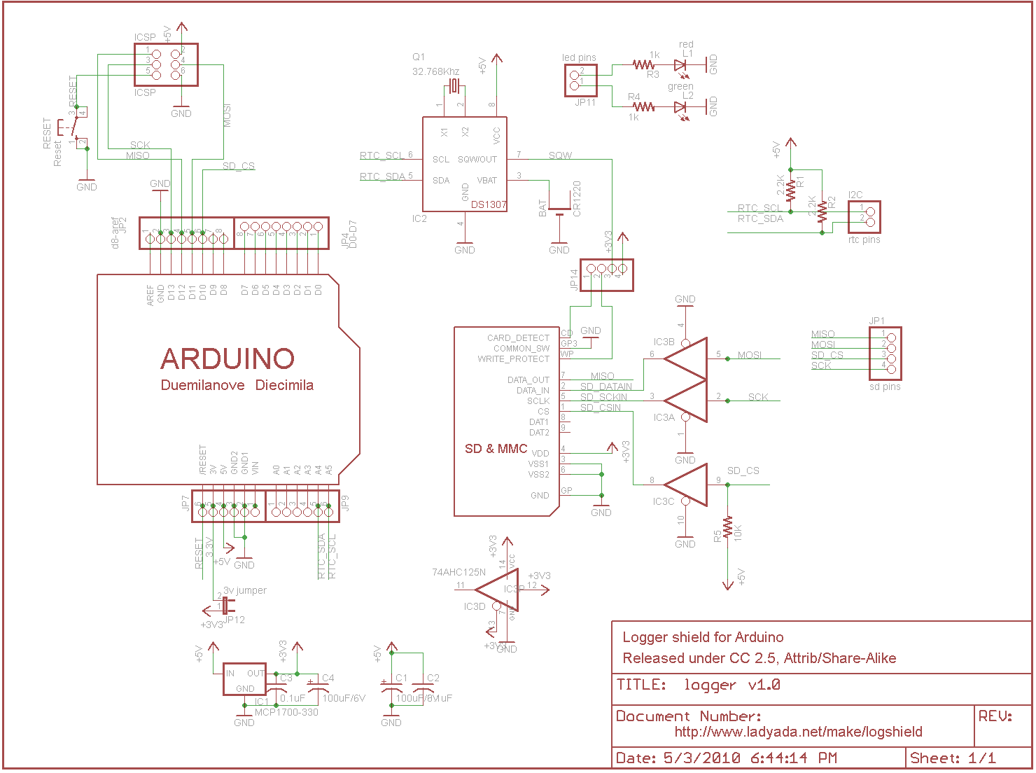 Data Logger Shield โมดูลบันทึกข้อมูลลง SD Card สำหรับ Arduino เฉพาะอุปกรณ์ไม่รวมถ่าน