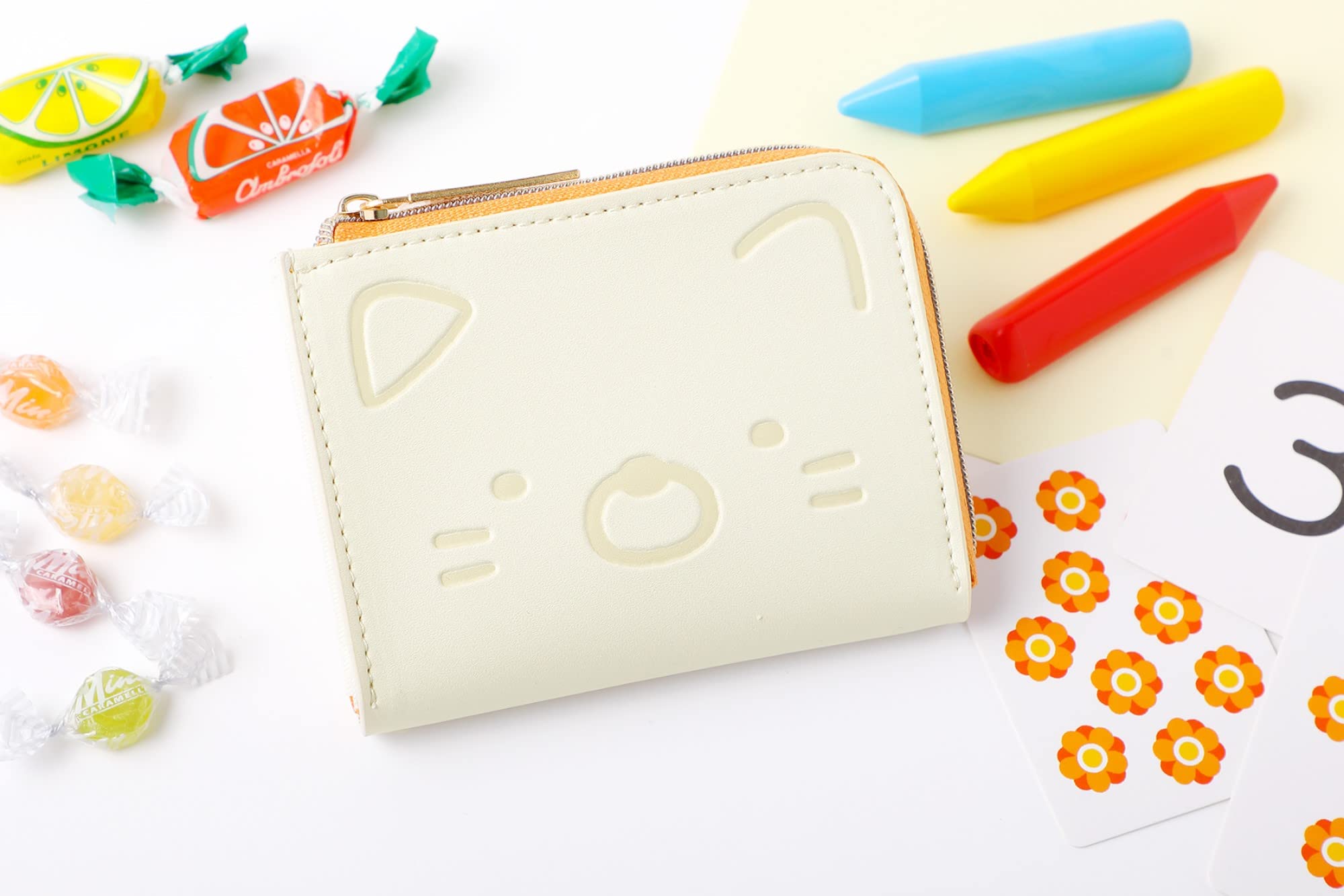 💛พร้อมส่ง Sumikko Gurashi Bi-Color Mini Wallet Book Cat ver กระเป๋าสตางค์ใบเล็กน่ารัก