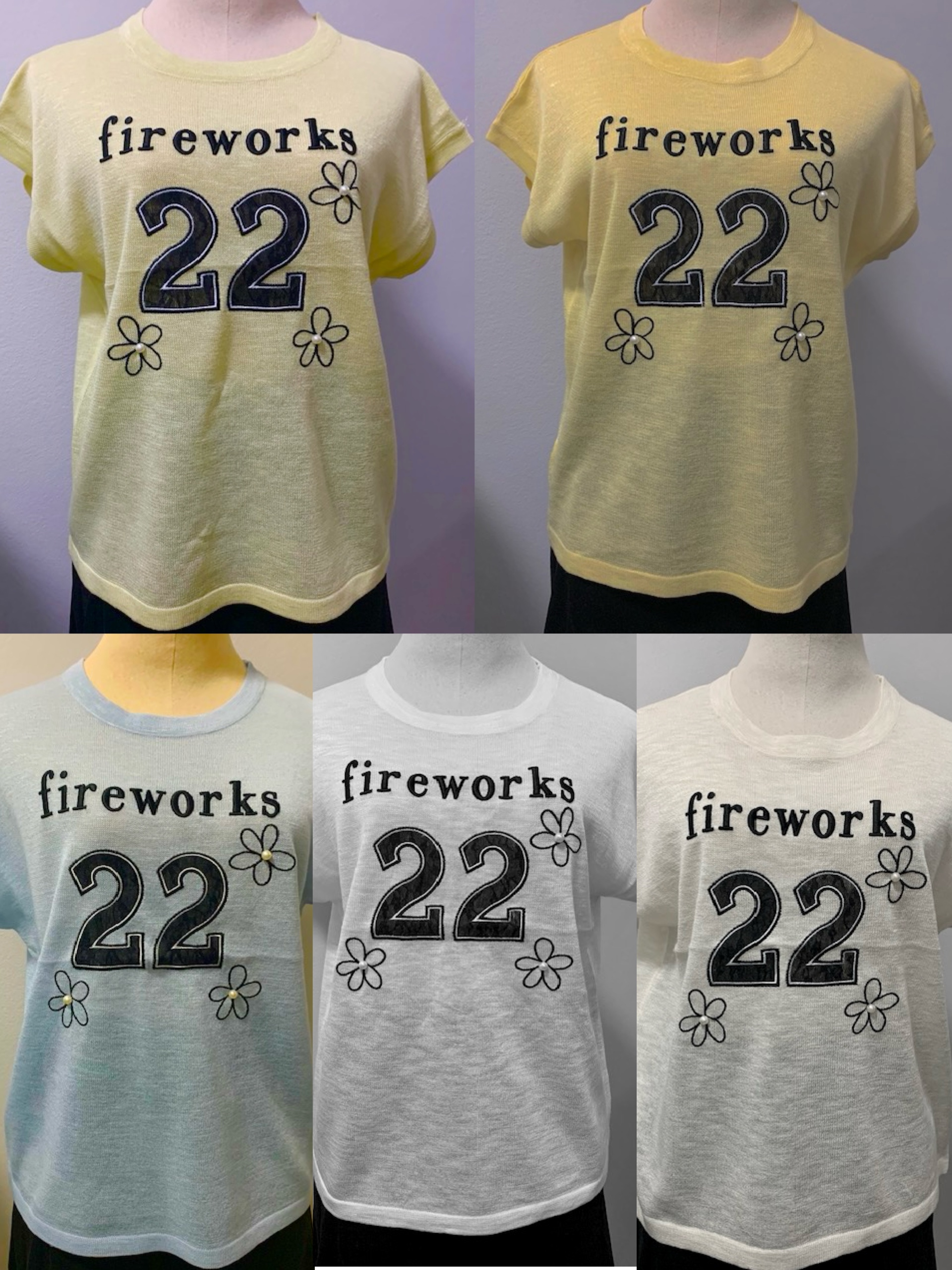 🌼New Arrival 🌼 👕เสื้อยืดแฟชั่น ปักลาย 👕