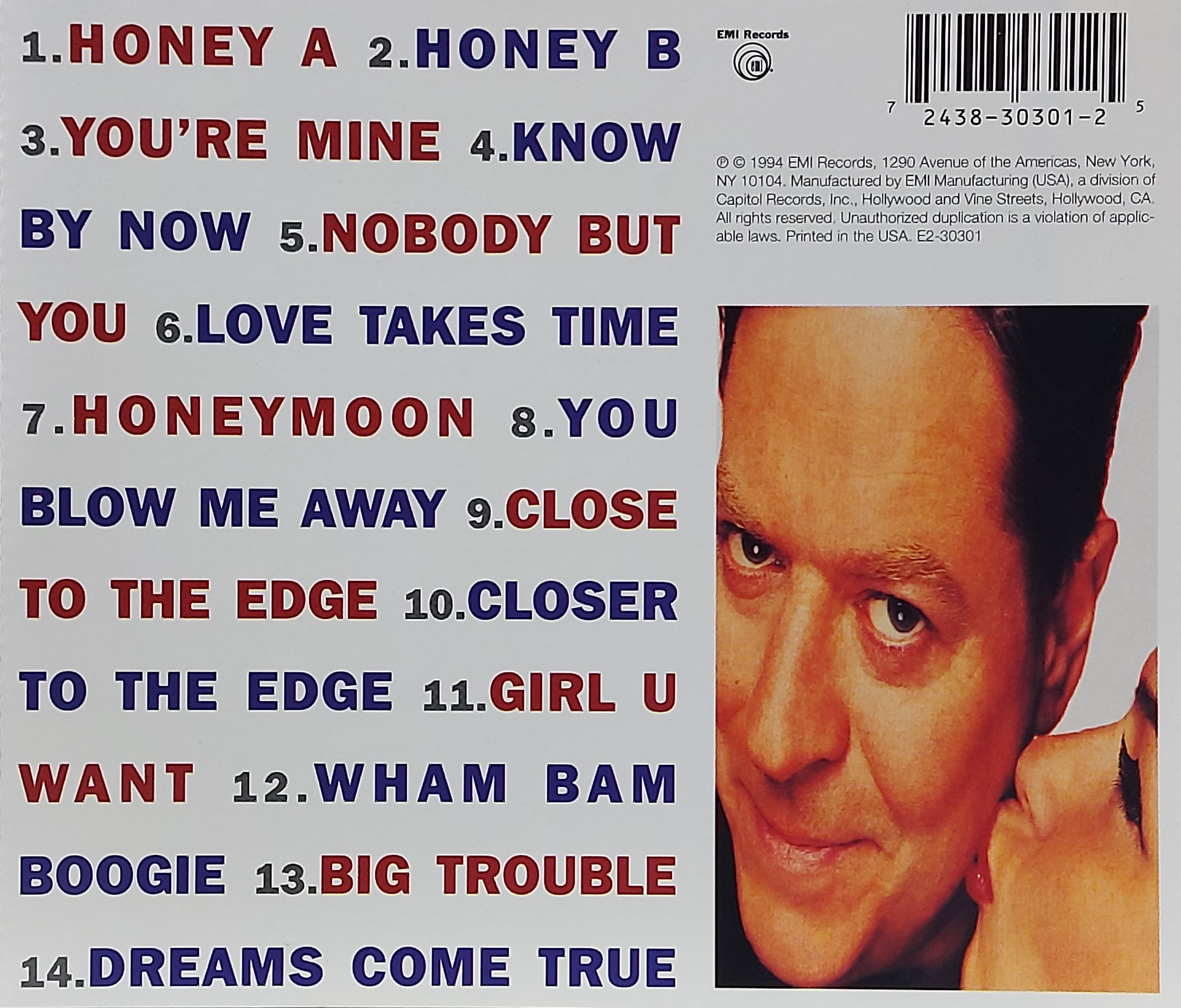 Used CD,Robert Palmer - Honey (A+)(1994)(USA)