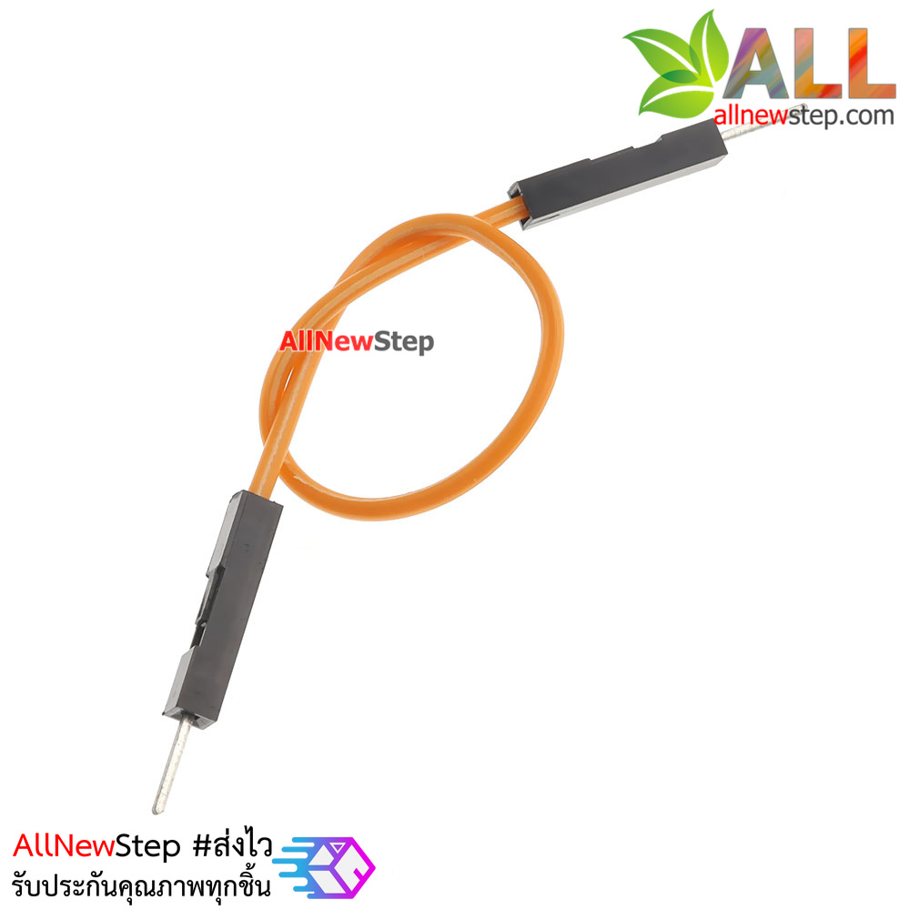 สายจัม ผู้-ผู้ Jump Wire (Female to Female) สายไฟ ยาว 10cm. คละสี จำนวน 1 เส้น