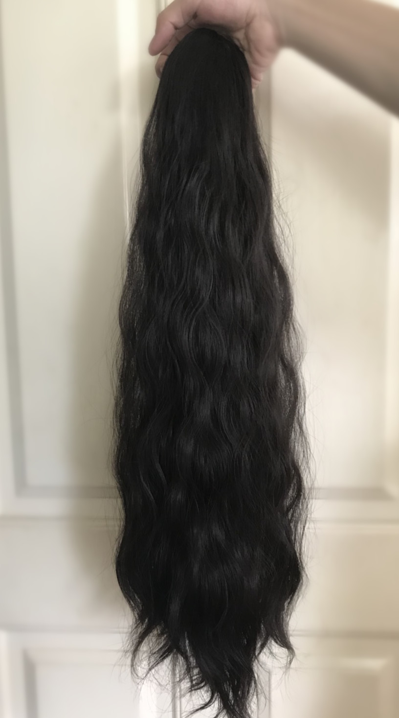 YK312 หางม้าหนีบ หางม้ากิ๊บหนีบ เส้นผมคุณภาพดี ไม่เงา ดูธรรมชาติ