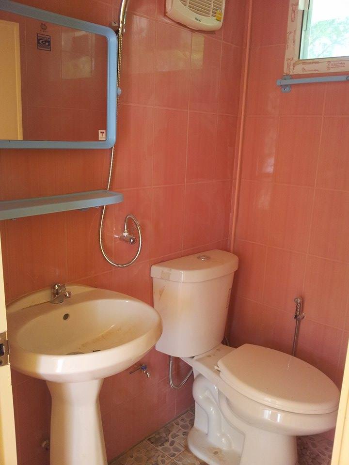 บ้านน็อคดาวน์ : บ้านโมบาย ทรงจั่ว ขนาด 3*6 เมตร ระเบียง 1*3 เมตร (1 ห้องนอน 1 ห้องน้ำ)