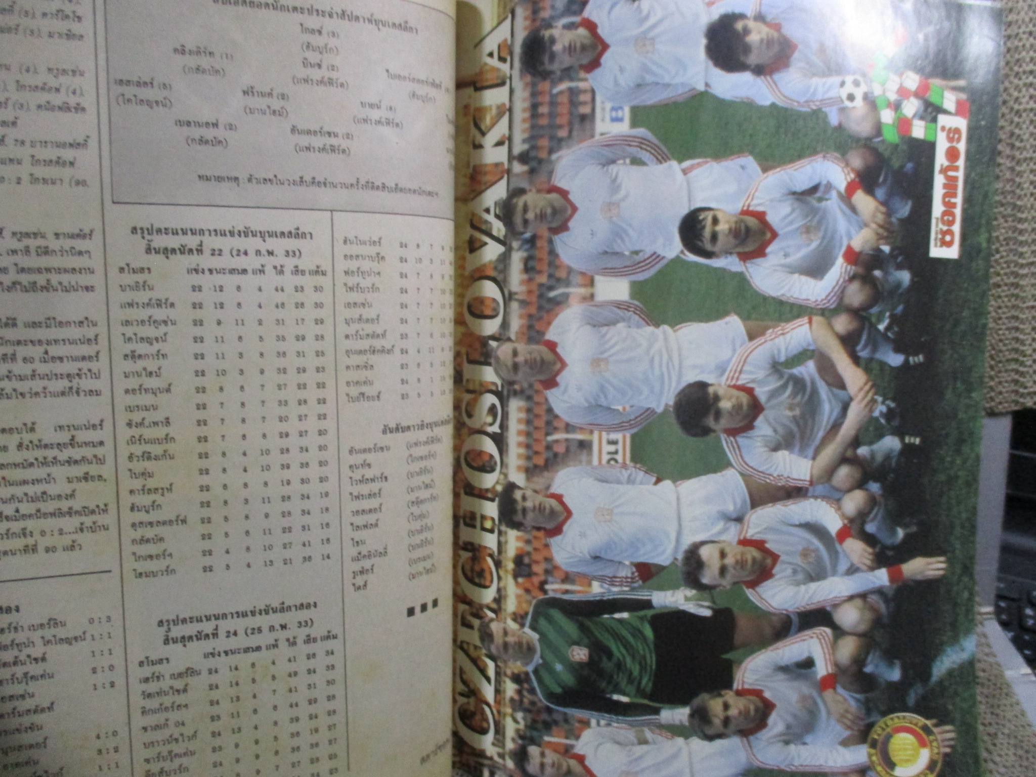 สตาร์ซอคเกอร์ ฉบับที่0644 ปี2533 ปก นอร์แมน ไวท์ไซด์ หน้ากลาง เชฟฟิลด์ เว้นส์เดย์ / เชคโกสโลวาเกีย