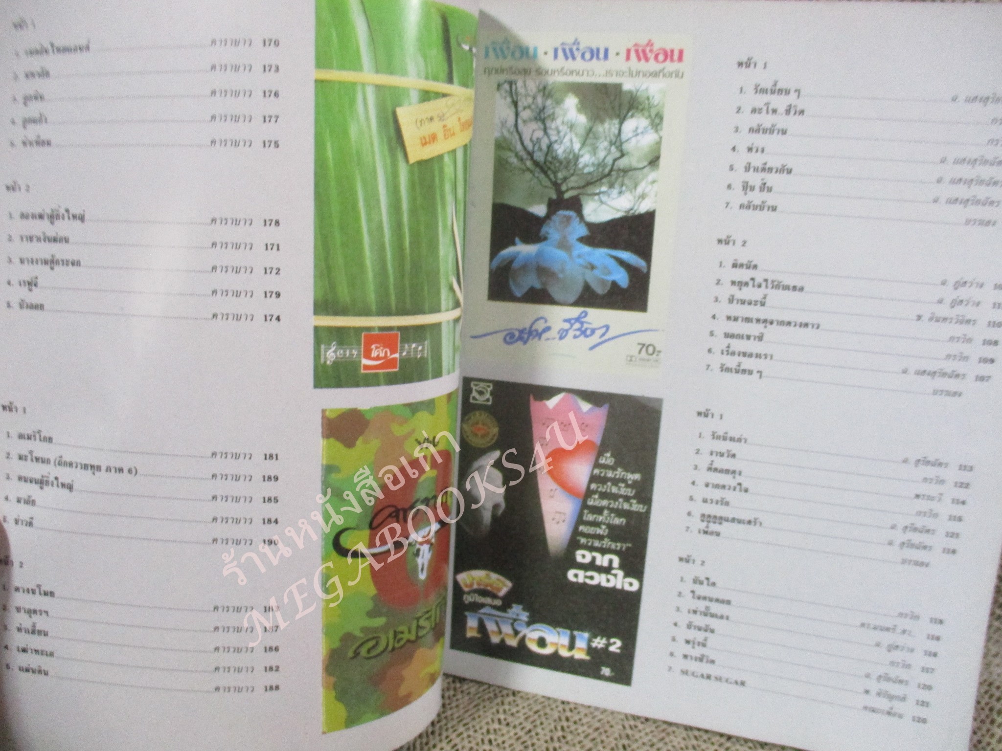 รวมเทปเพลงดัง VOL.01 เดอะกีต้าร์ THE GUITAR ฉบับพิเศษ หนังสือเพลงพร้อมคอร์ดกีตาร์