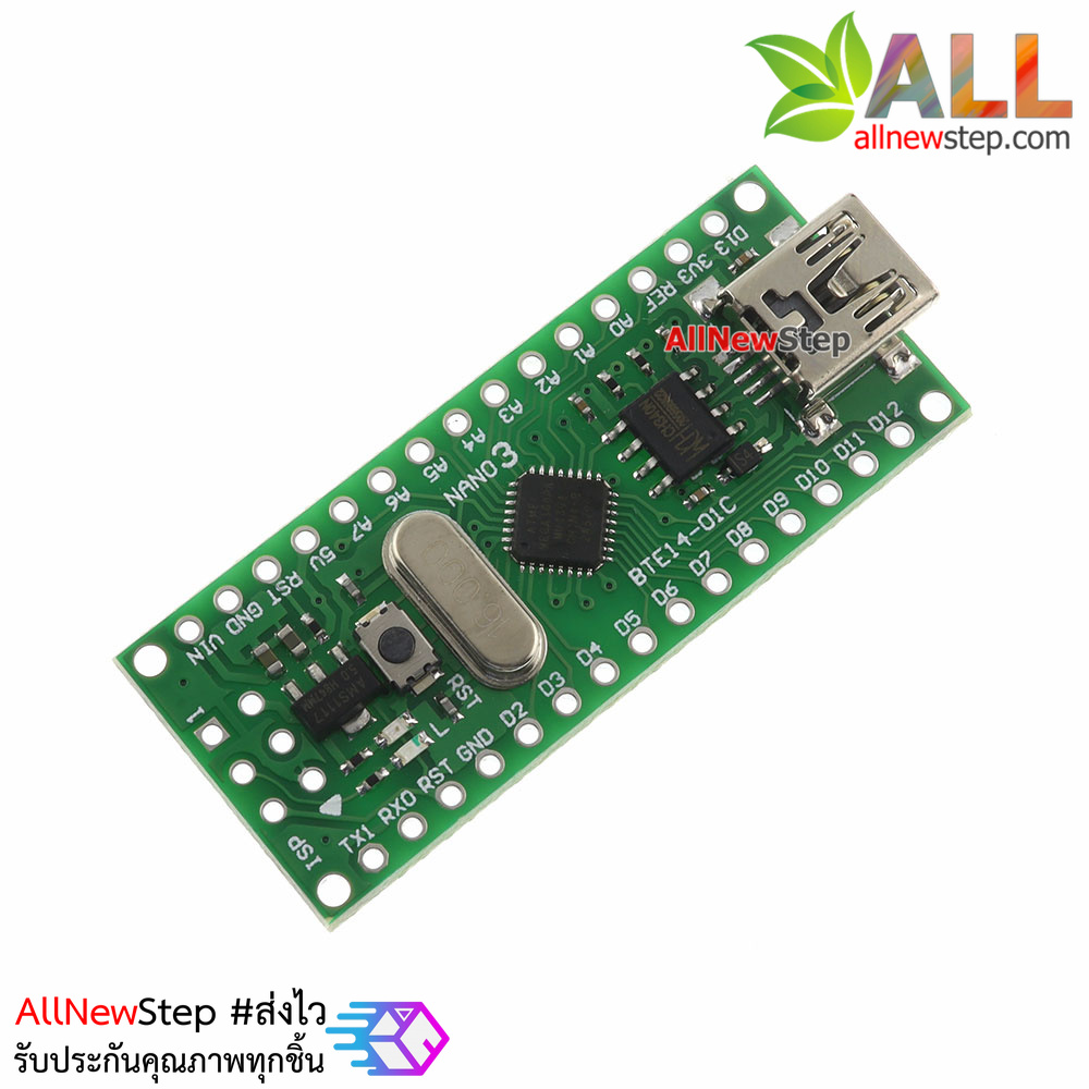Nano 3.0 Atmega168 CH340G บอร์ด Arduino Compatible