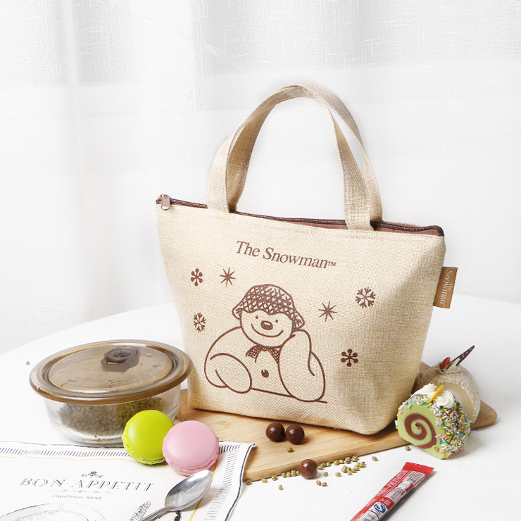พร้อมส่ง กระเป๋าเก็บอุณหภูมิ กระเป๋าเก็บความเย็น The Snowman มีซิบ มี 2 สี