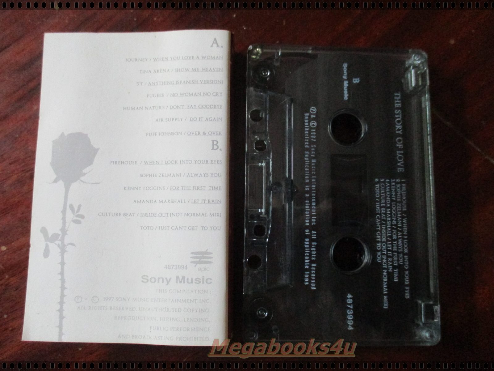 เทปเพลงสากล อัลบั้ม THE STORY OF LOVE II