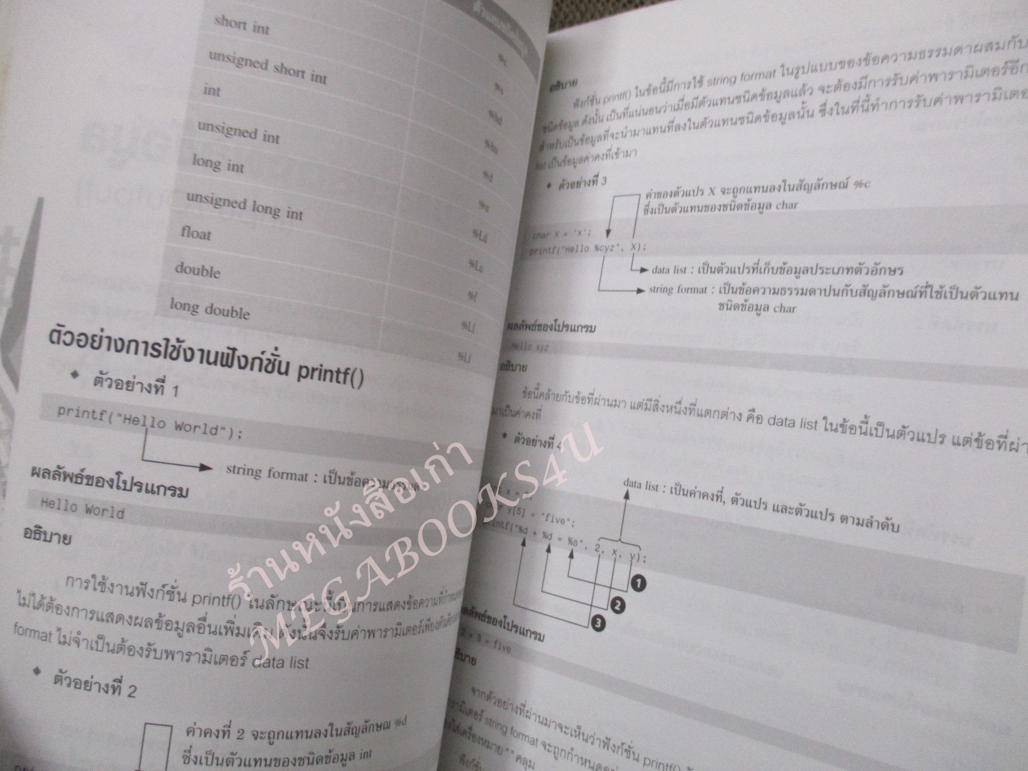 คู่มือเรียน ภาษาซี / อรพิน ประวัติบริสุทธิ์ / หนังสือช้ำนิดหน่อย มุมหนังสือมีรอยพับจิก มีคราบจุดเหลืองบ้าง