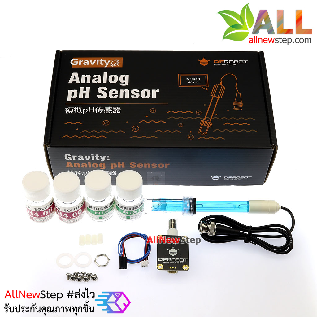 DFROBOT Gravity Analog pH meter เซนเซอร์วัดค่า pH Sensor จาก DFROBOT