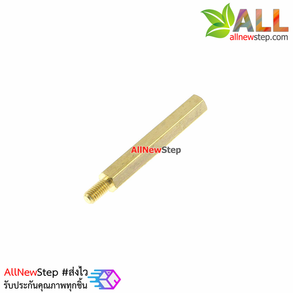 Pillars Nut M3 น็อต ทองเหลืองแบบยาว 41mm 35+6mm