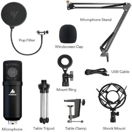 MAONO AU-A425 Large-Diaphragm Condenser Microphone Kit