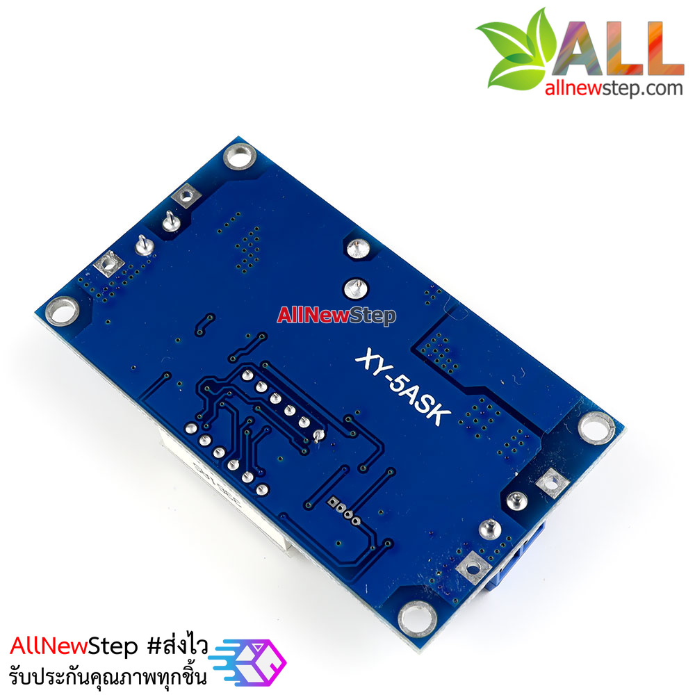 XL4015 โมดูลแปลงไฟ step down 5-36V เป็น 1-32V กระแสสูงสุด 5A ควบคุมด้วยระบบดิจิตอลพร้อมไฟ LED แสดงค่าแรงดันไฟฟ้า