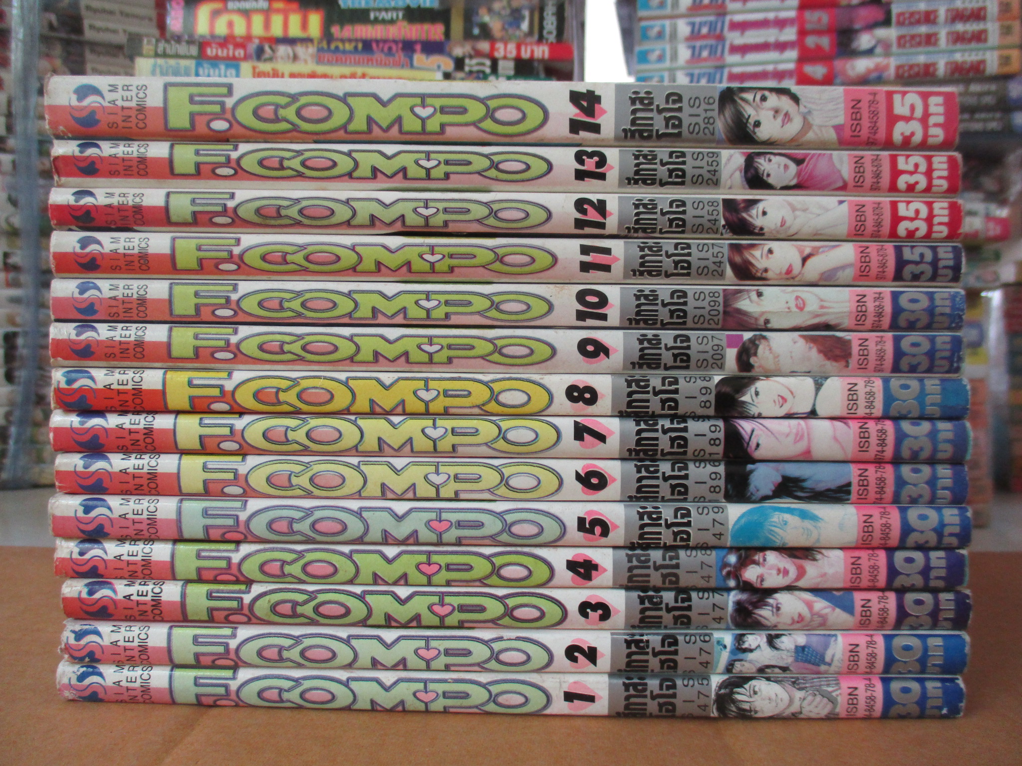 การ์ตูนบ้าน อลวนรัก(สลับขั้ว) F.compo ครบชุด14เล่มจบ สนพ.สยาม