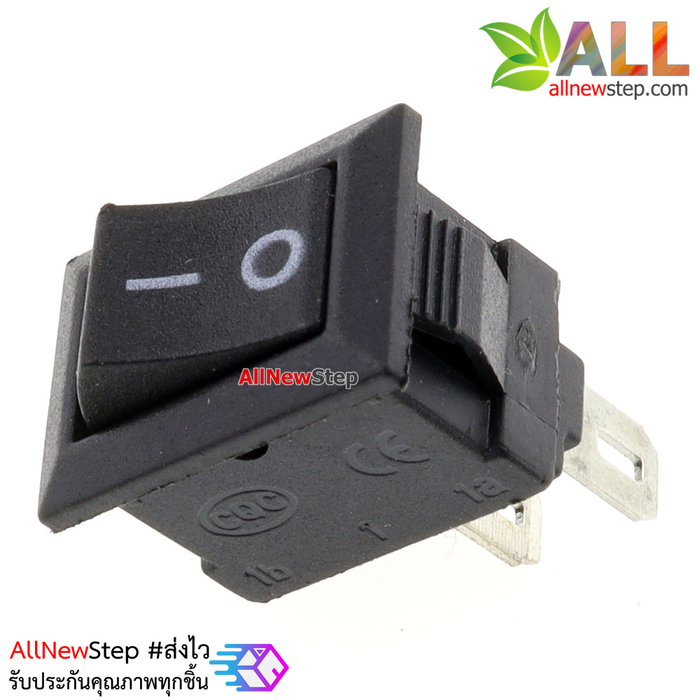 สวิตช์ 2 ขา Boat Switch 117S 15x21MM 250VAC 6A