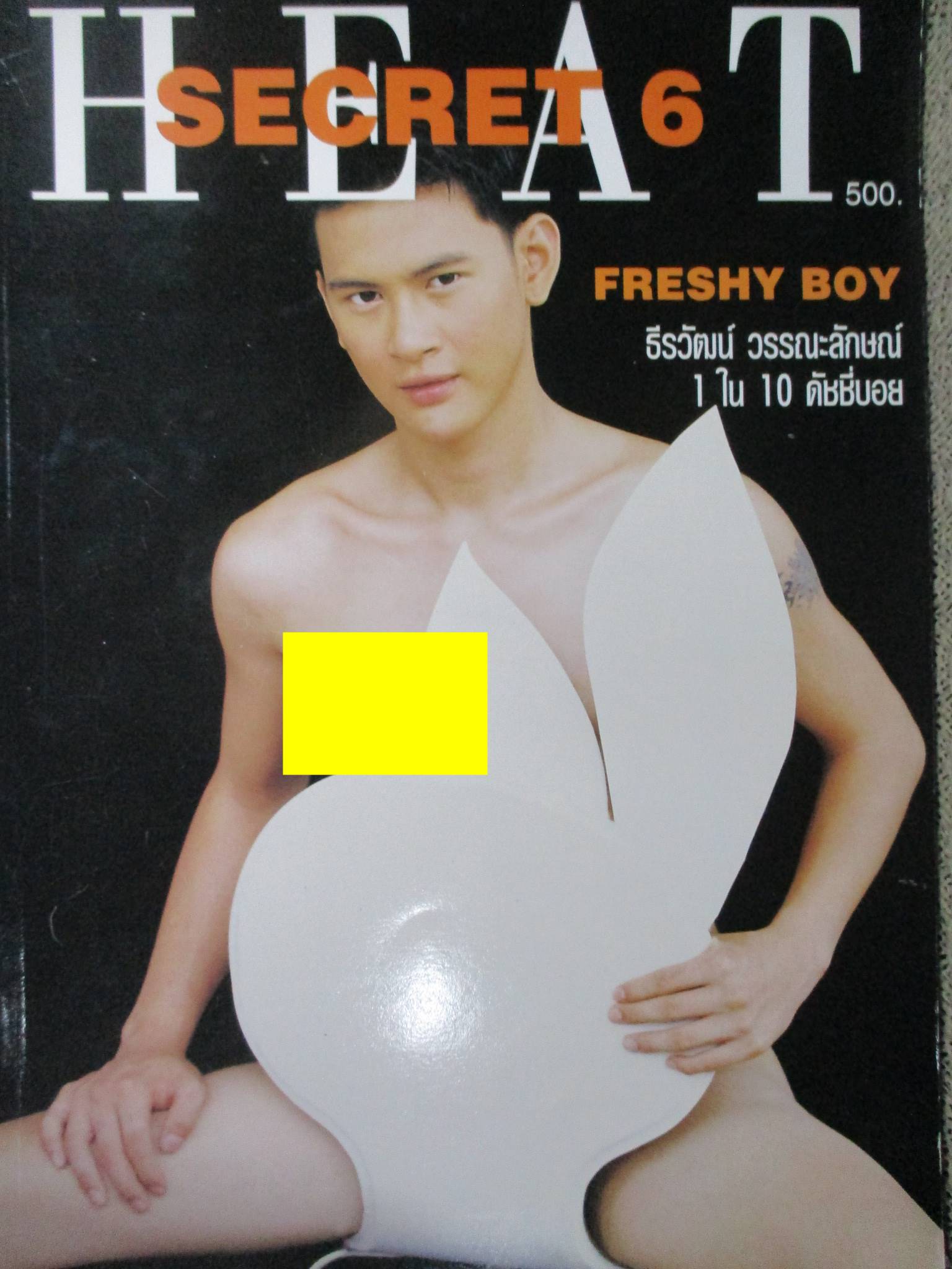 นิตยสาร HEAT SECRET No.06 สภาพดี 2นายแบบโชว์เดี่ยว สีทั้งเล่ม
