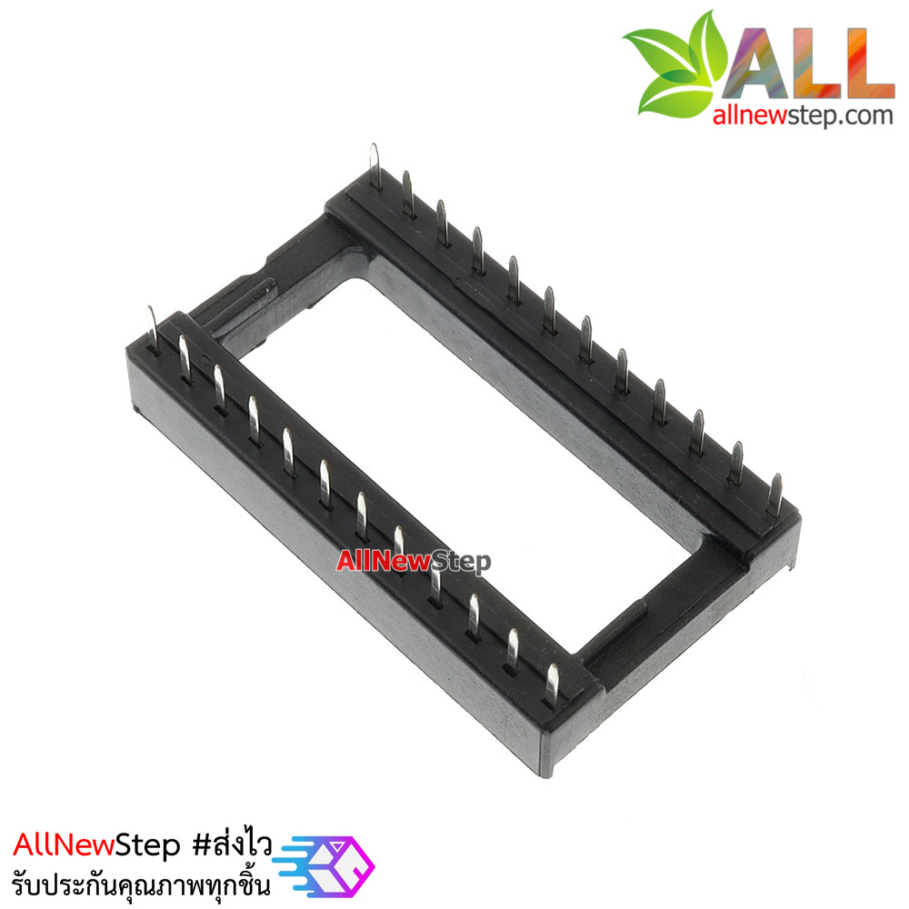 Socket IC อย่างดีขากลมแบบกว้าง 24 ขา socket 24p