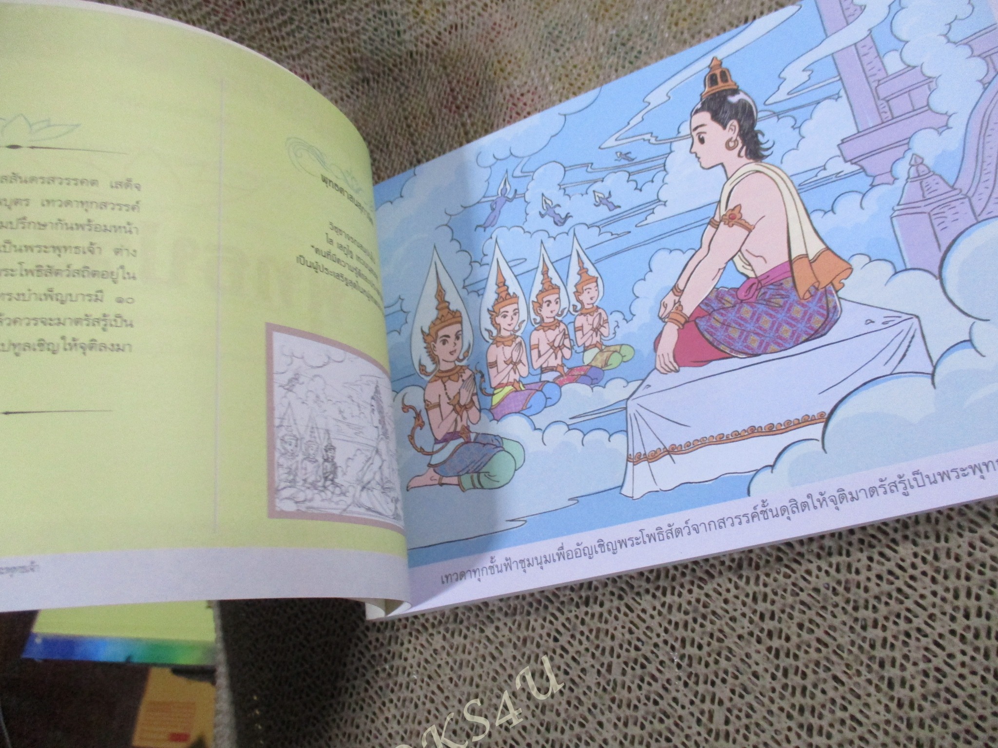 การ์ตูนสี พุทธประวัติ