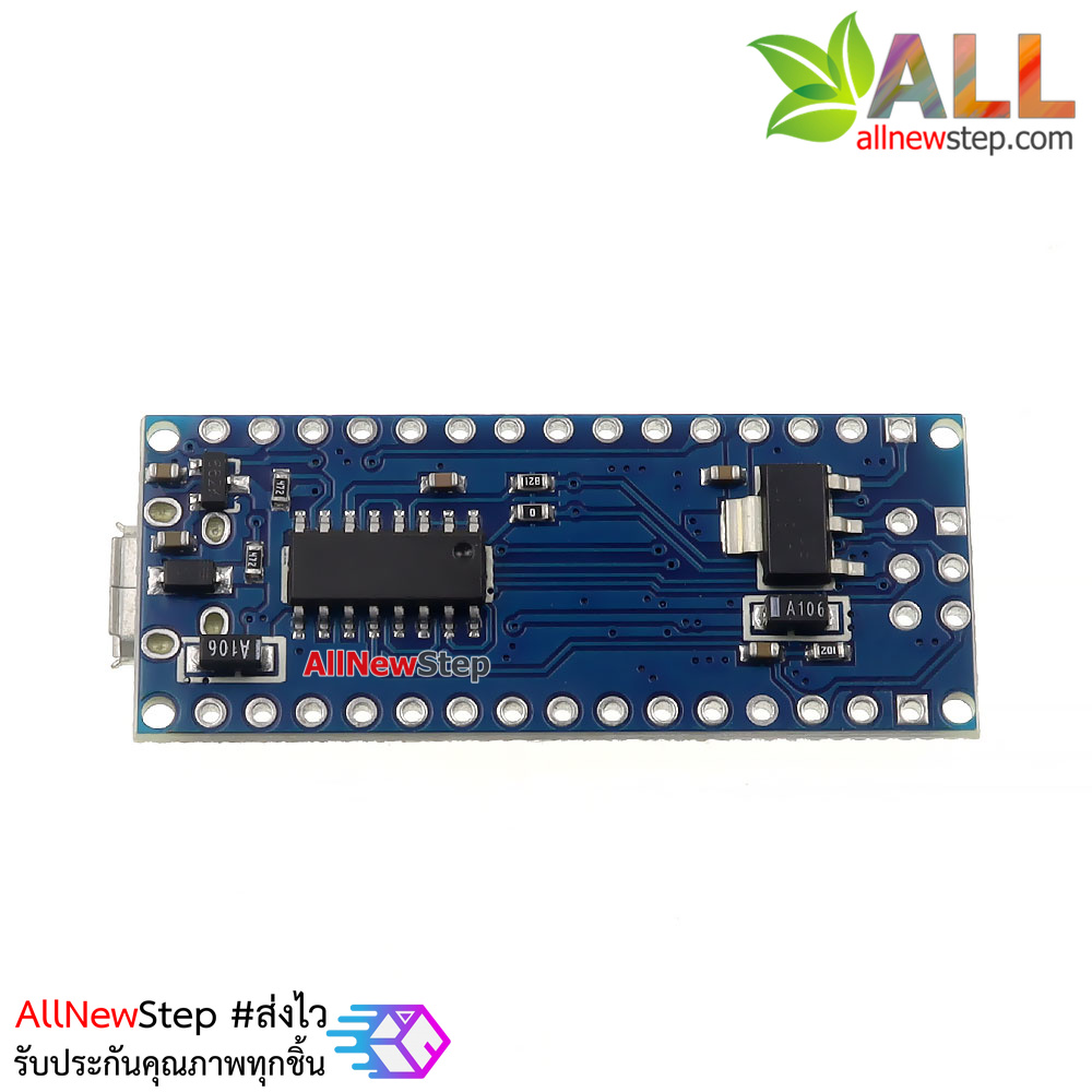 Nano 3.0 Micro USB Atmega328 รุ่นใหม่ CH340 ยังไม่บัดกรีขา Arduino Compatible หัวต่อแบบ micro usb