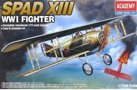 1/72 Spad XIII WWI Fighter