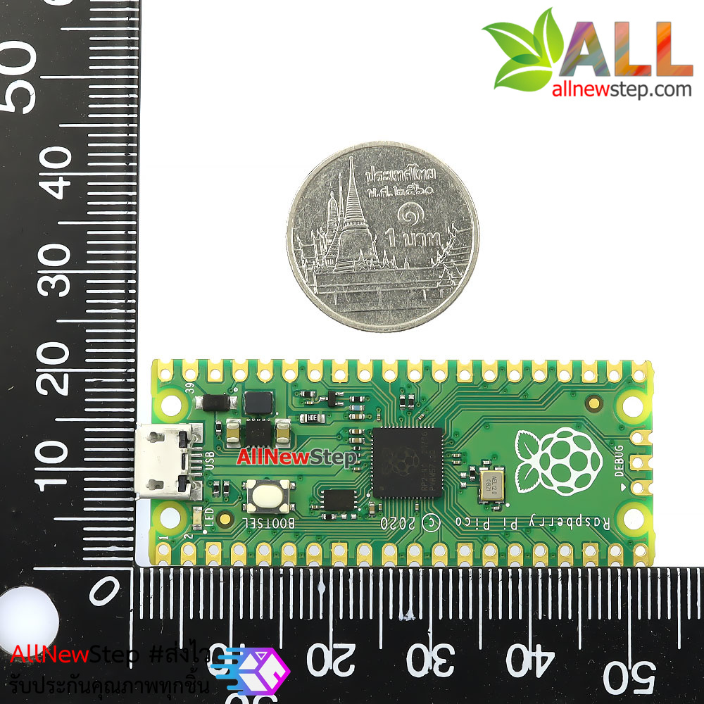 บอร์ด Raspberry Pico development board raspberry pi PICO dual core RP2040 supports Mciro Python