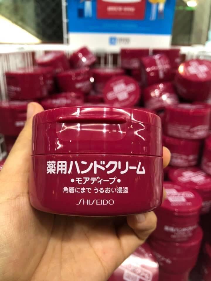 ครีมทามือ ครีมทามือชิเซโด้ แบบกระปุก Shiseido Medicated Hand Cream ชิเซโด้ เมดิเคท แฮนด์ครีม ขนาด 100 g
