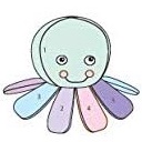 แพทเทิร์นตุ๊กตาหมึกยักษ์ แพทเทิร์นสำหรับงานตัดเย็บ มีเผื่อเย็บให้แล้ว ตัดผ้าเท่าแพทเทิร์นได้เลย