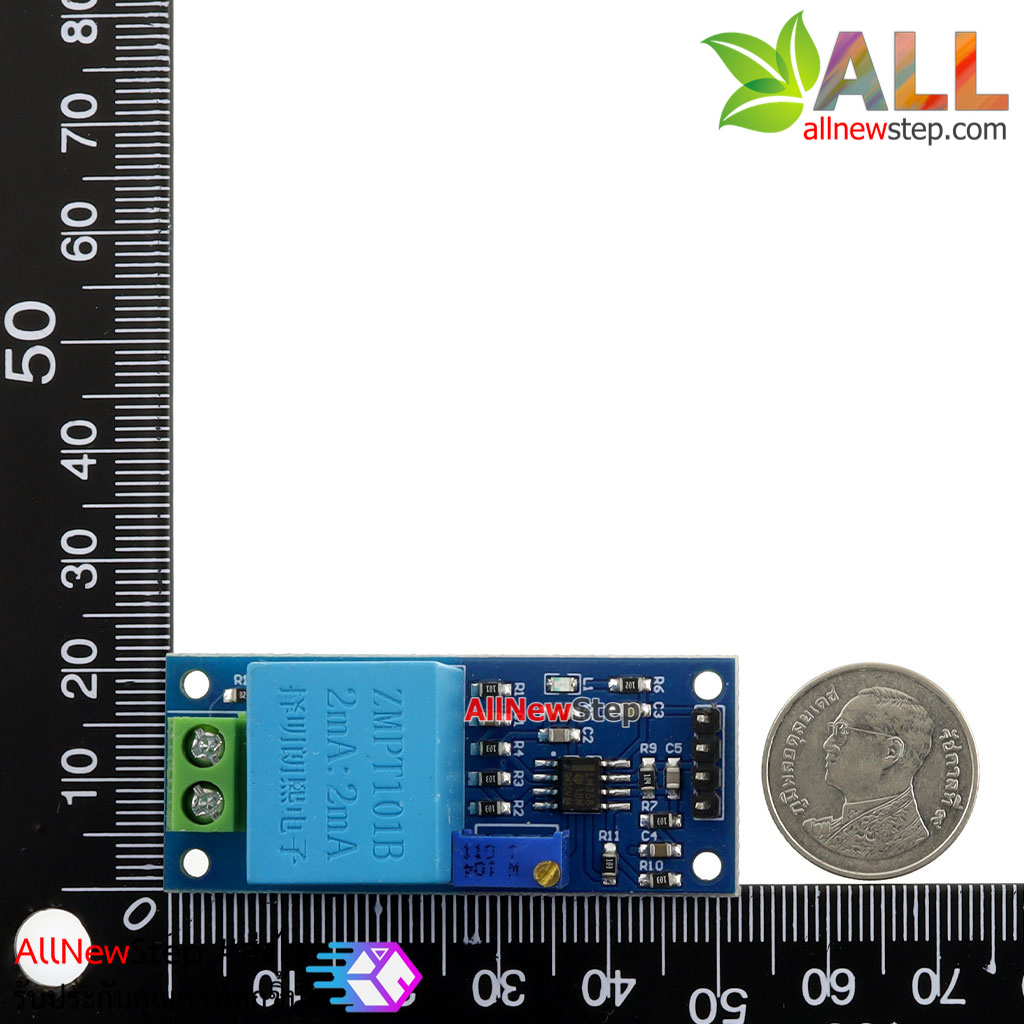ZMPT101B Arduino Single Phase Voltage Sensor โมดูลวัดโวลต์ AC 220v สูงสุด 250VAC สำหรับ Arduino