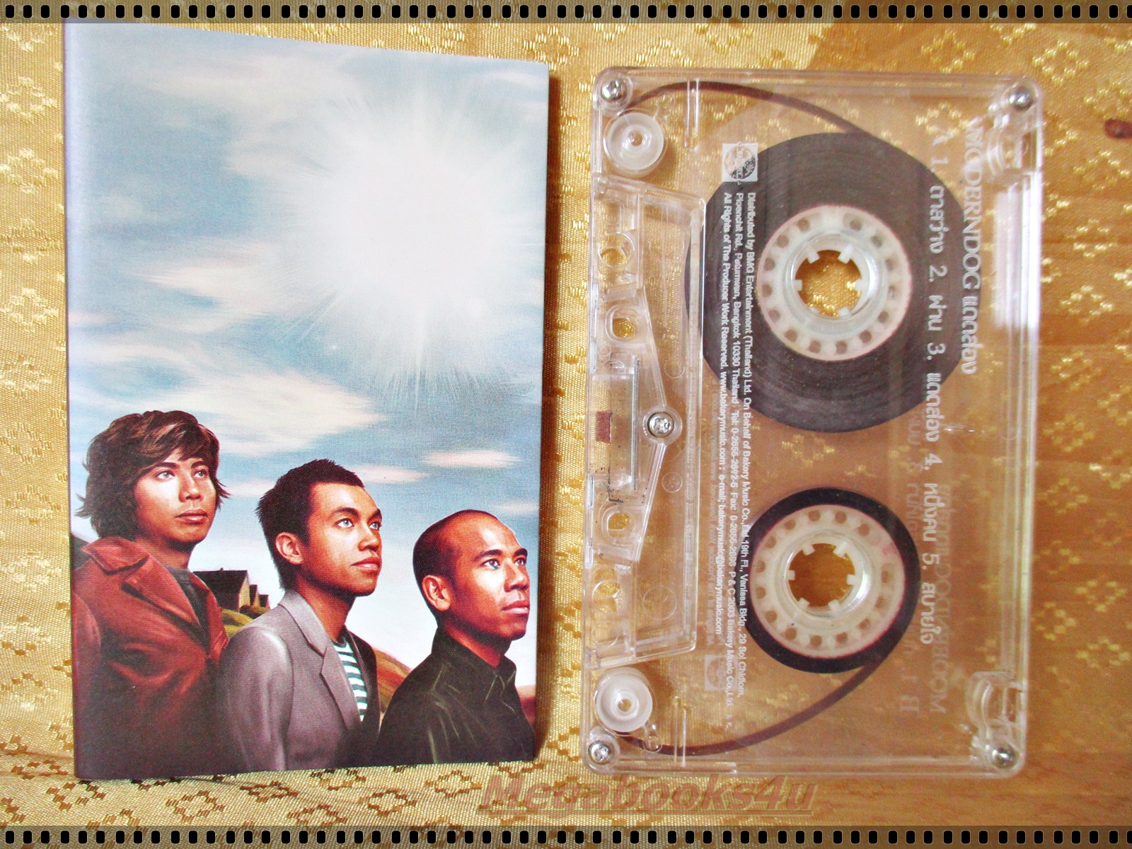 เทปเพลงไทยสากล Moderndog โมเดิร์นด็อก อัลบั้ม แดดส่อง