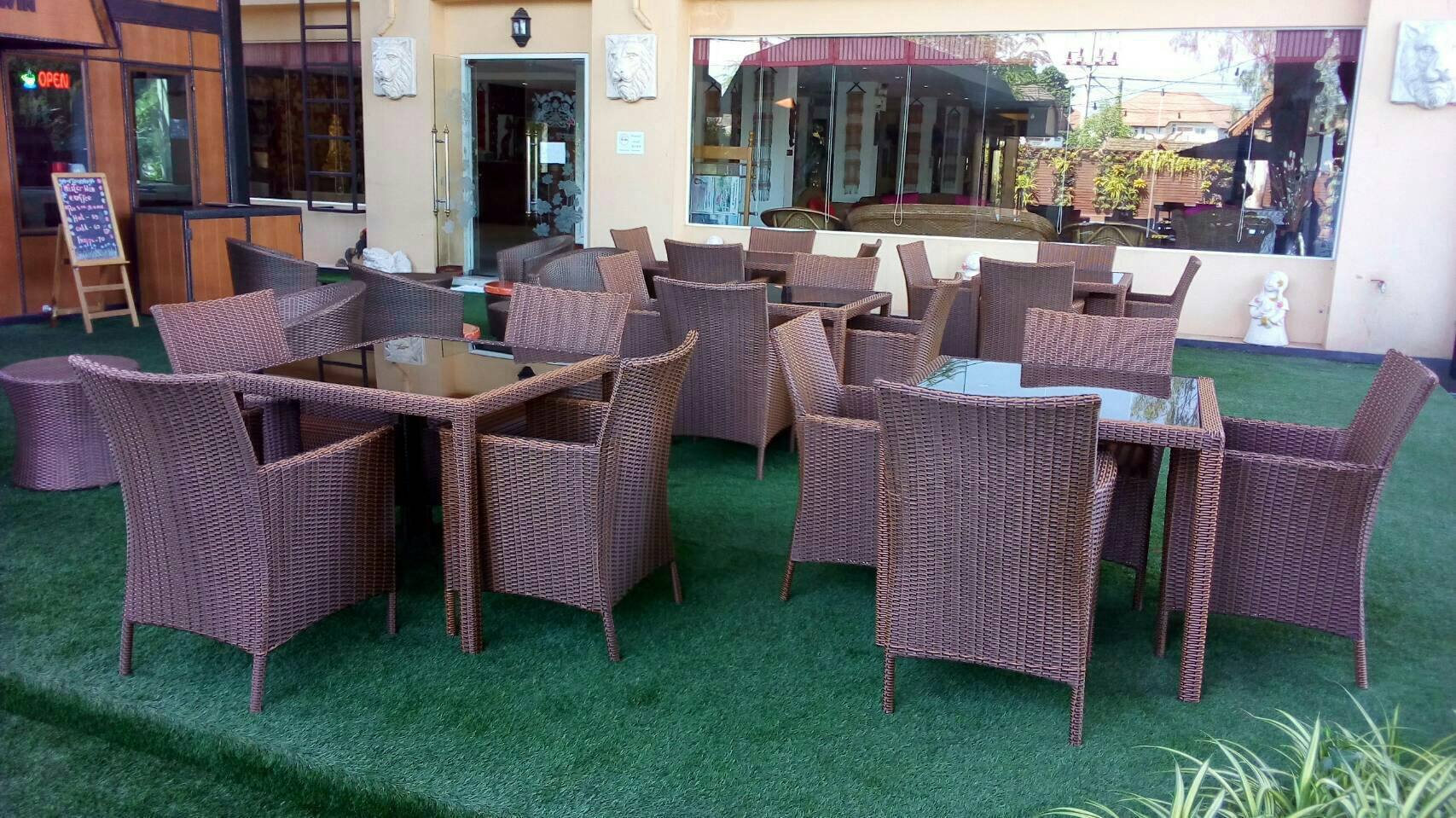โซฟาหวาย โซฟาห้องนั่งเล่น โซฟาห้องรับแขก ชุดรับแขก Rattan sofa Woven rattan sofa Living room sofa 16