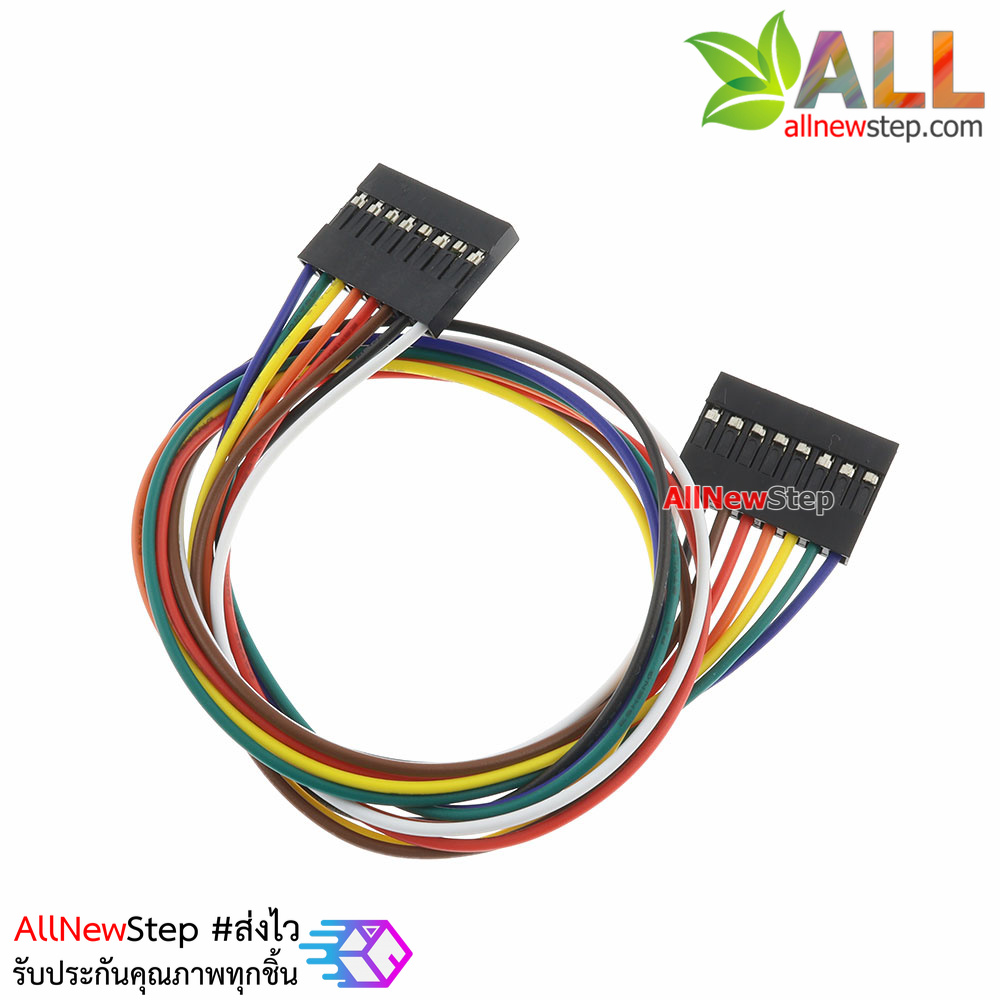 Jumper Wire 8P Female to Female สายไฟจัมเปอร์ เมีย-เมีย 8 เส้น