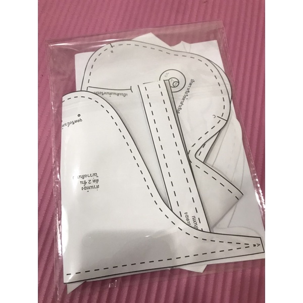 แพทเทิร์นตุ๊กตาเต่า แพทเทิร์นสำหรับงานตัดเย็บ มีเผื่อเย็บให้แล้ว ตัดผ้าเท่าแพทเทิร์นได้เลย