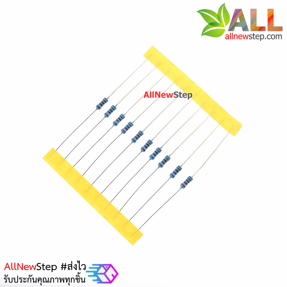 ตัวต้านทาน 2 K 1/4W Metal film 2k 1% จำนวน 10 ชิ้น
