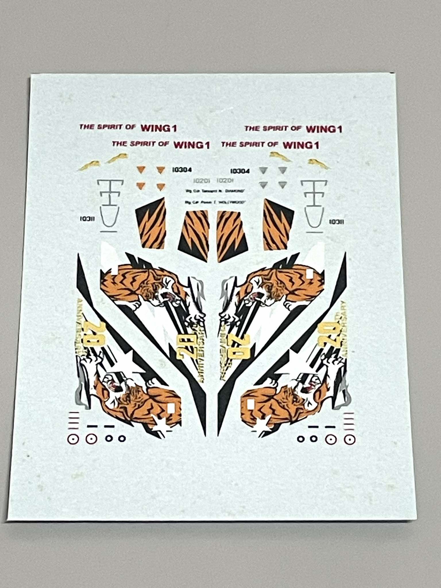 DECAL 1/144 ROYAL THAI AIR FORCE F-16 SPECIAL MARKING SPRIT OF WING 1