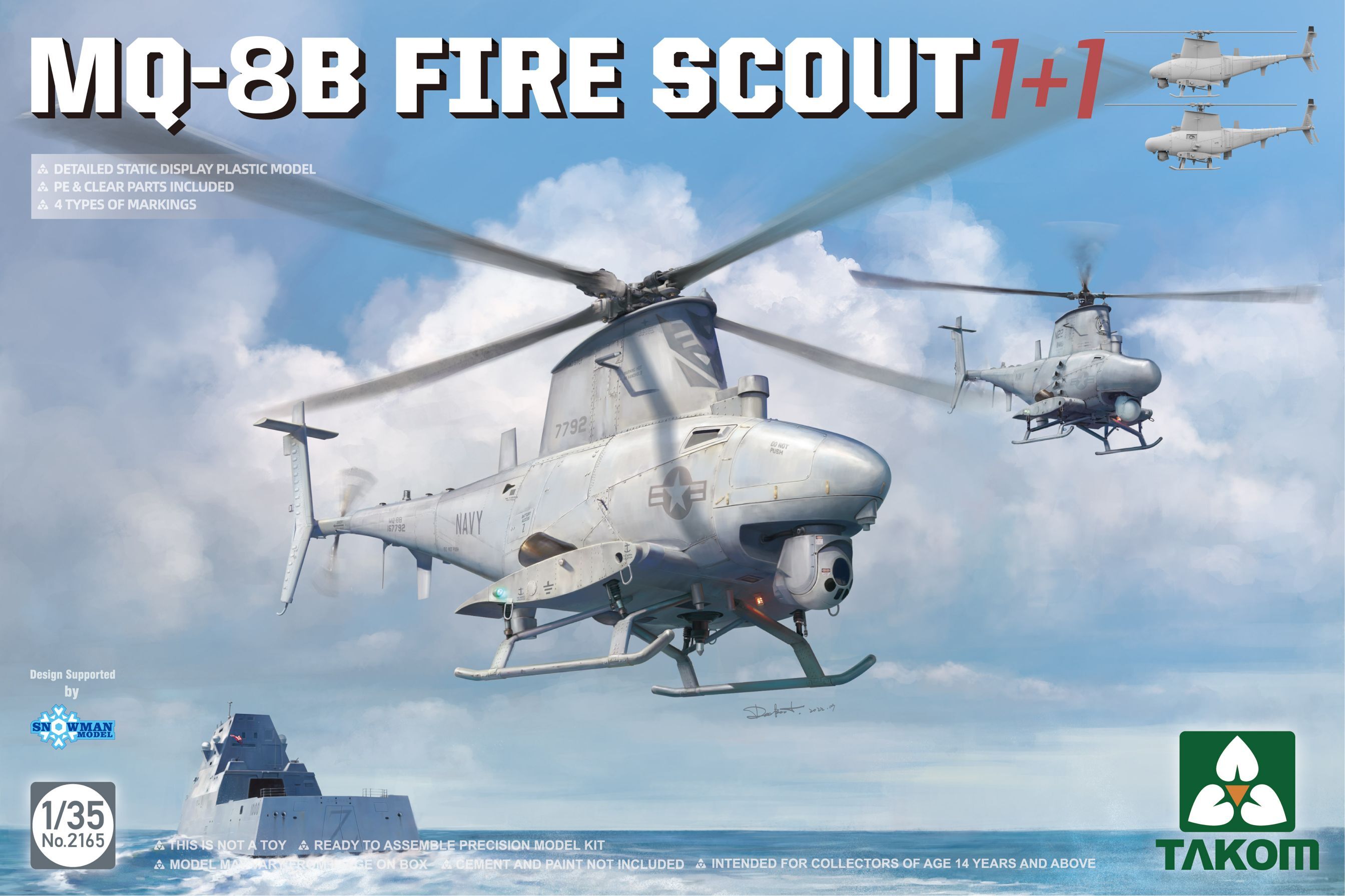 1/35 MQ-8B FIRE SCOUT 1+1