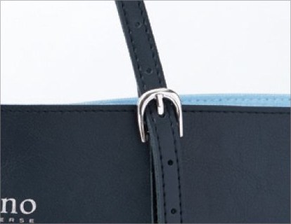พร้อมส่ง (มีกล่อง) Nano Universe Special Spring Elegant Commute Tote กระเป่าหนัง PU นิ่ม สีน้ำเงิน
