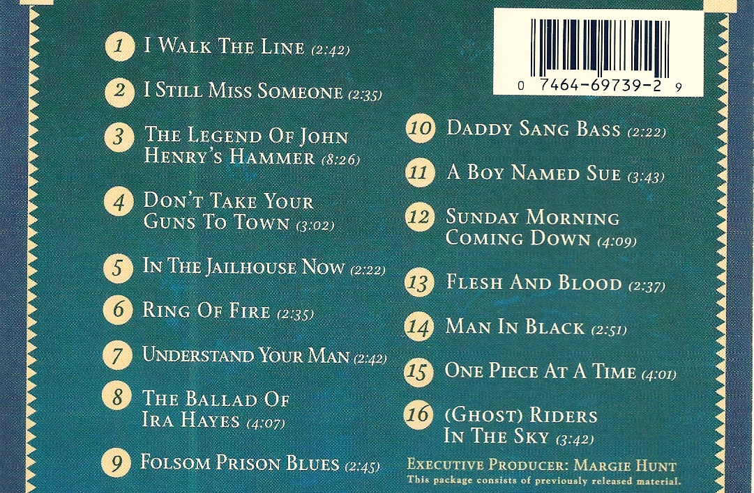 CD,Johnny Cash - 16 Big Gest Hits (1999)